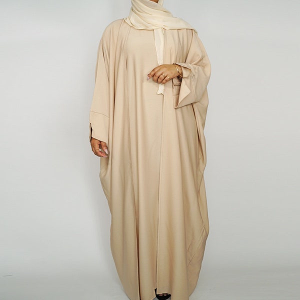 Oat Abaya, Eid Abaya, Open Abaya, Modern Abaya, Dubai Abaya, Bisht, Abaya Modren, Abaya Set, Umrah abaya, Abaya Gift, Butterfly Abaya, Beige