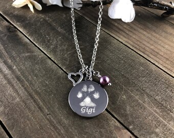 paw print necklace canada