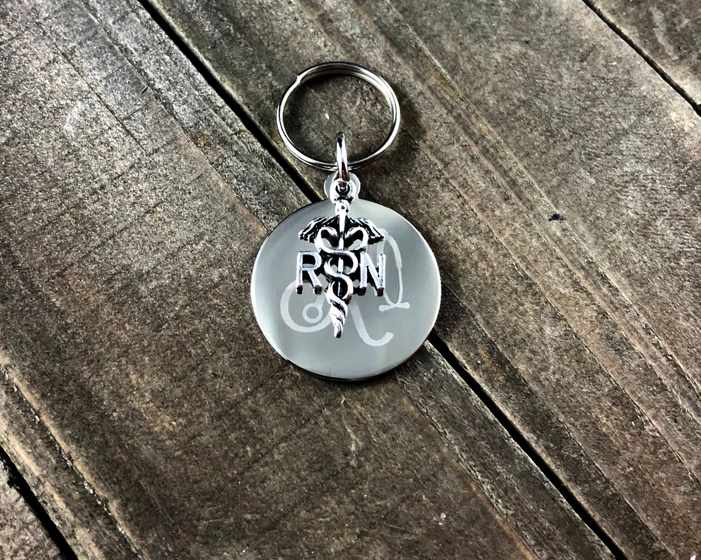 Nurse stethoscope ID tag Custom engraved stethoscope tag Etsy