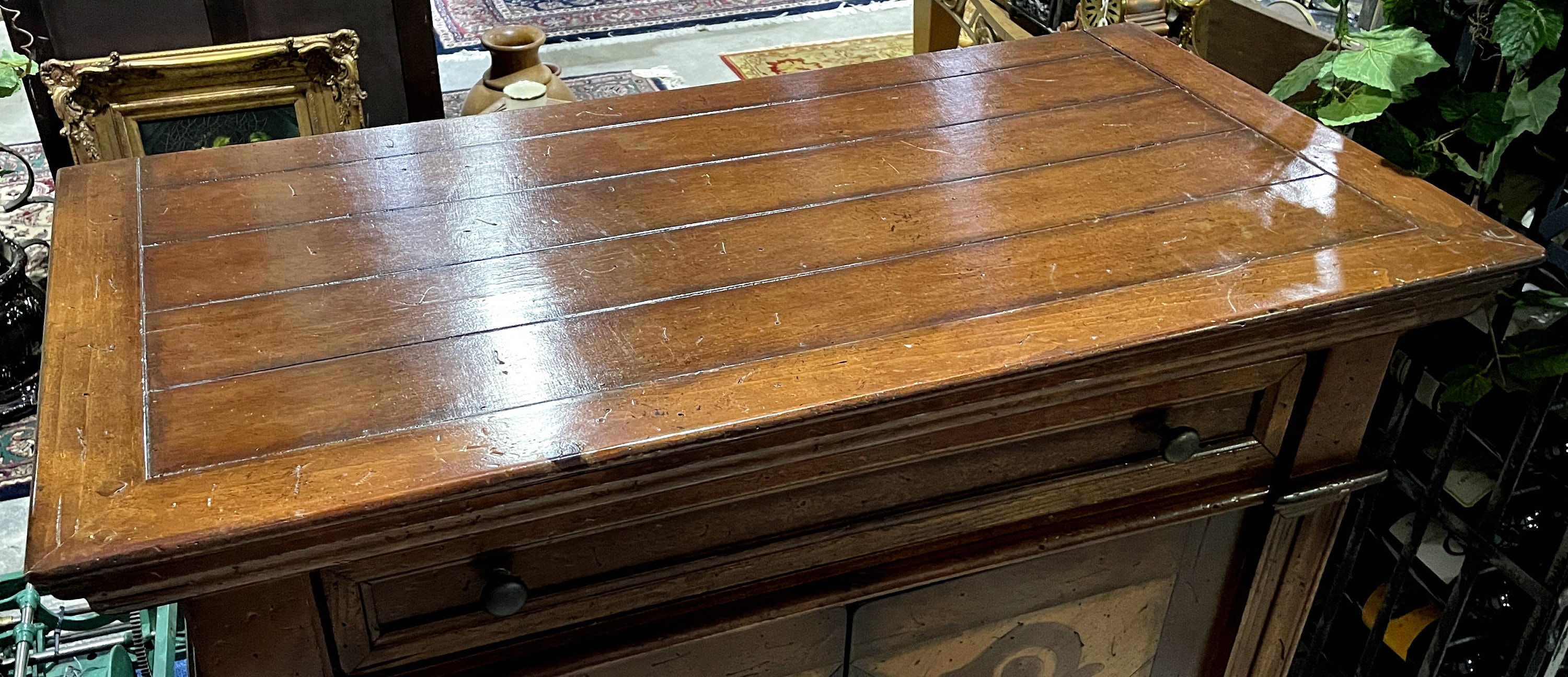 Vintage European Inlaid Wood Wine Storage Cabinet - 1139-801 - Etsy