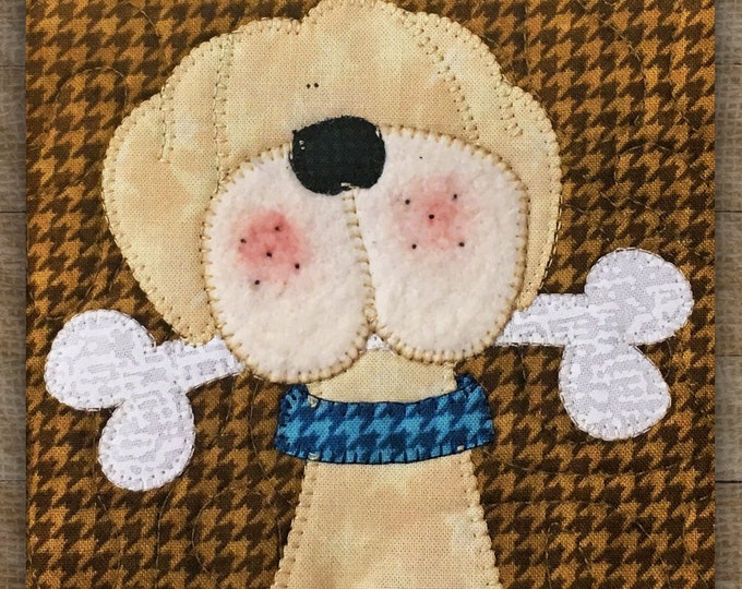 Yellow Lab Precut Fusible Applique Etsy