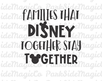 Disney Family Vacation SVG – Matching Trip Shirts (Digital Download)