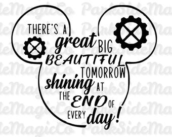 Carousel of Progress SVG | Disney Tomorrowland Quote (Digital Download)