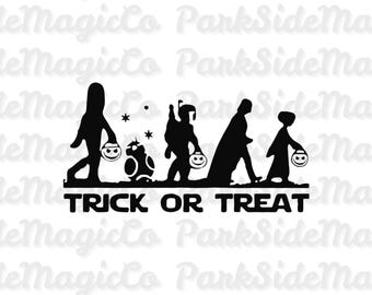 Star Wars Halloween SVG: Galactic Trick or Treat Cut File (Digital Download)