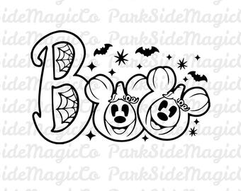 Mickey Pumpkin Boo SVG | Halloween Disney Design (Digital Download)