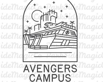 Avengers Campus SVG | Disney Vacation Shirt Design (Digital Download)