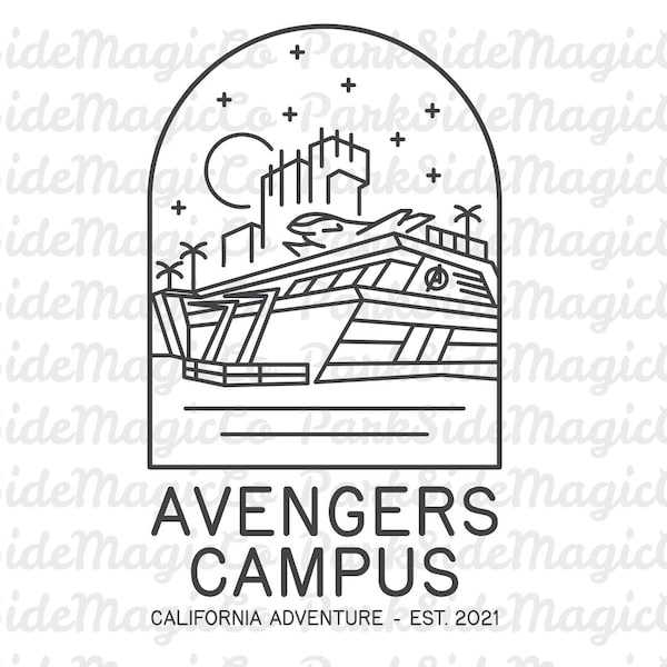 Avengers Campus SVG | Disney Vacation Shirt Design (Digital Download)