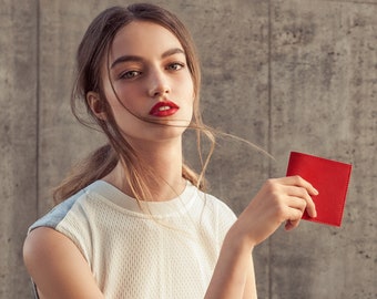 Geldbörse Unisex Smart Wallets Geldbeutel und Portmonee RFID geschützt für Männer und Frauen Kreditkartentaschen Brieftasche aus Europa
