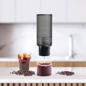 Cold Brew Drip Coffee Maker Design Kaffeebereiter kaltgebrühter Kaffee, präzise, sanft, schnelle Kalt Extraktion zu Immersion, 400 ml Bild 1