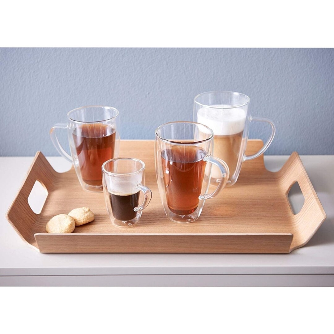 Dreiklang - be smart Weinregal Flaschenregal aus Holz für 14 Flaschen, stabil, Freistehend, modern, dekorativ, Platzsparend klein & schmal, 4 Ebenen (43 x 37 x 15,7 cm