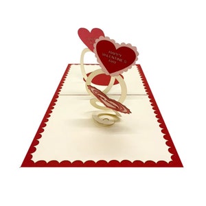 Be My Valentinstags pop up 3D karte liebe Romantische Liebeskarte zu Hochzeitstag Geburtstagskarte Verlobung Liebeserklaerung