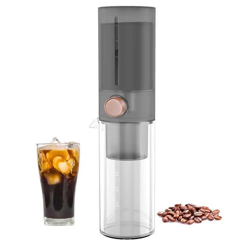 Cold Brew Drip Coffee Maker Design Kaffeebereiter kaltgebrühter Kaffee, präzise, sanft, schnelle Kalt Extraktion zu Immersion, 400 ml Bild 2