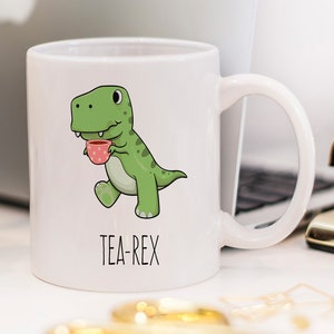 Dinosaur Mug | Dinosaur Coffee Mug | Funny Coffee Mugs | Dinosaur Gift | T-Rex Mug | T-Rex Coffee Mug