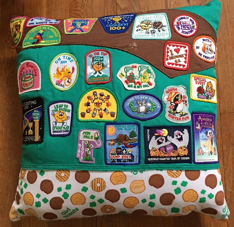 Custom Boy or Girl Scout Memory Pillow Etsy