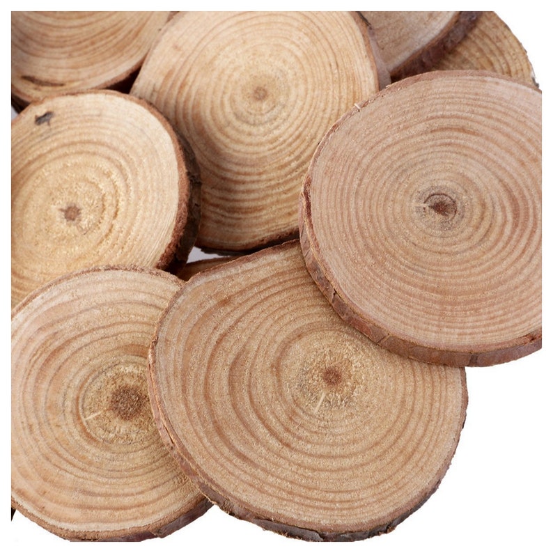 Lot De 50 Disques En Bois Pour Bingo – Hêtre Naturel, 1,8 Cm, Polyvalents, Pour Jeux, Comptage Ou Bricolage