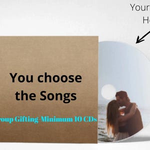 Mix de imagem personalizada - CD, Mix Tape, Presente para amante da música, Presente musical, CD personalizado, CD em massa, Mix de CD, Presente para grupo, Presente para ela, Presente em massa, Lista de reprodução