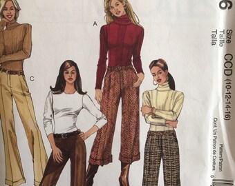 Vintage McCall’s Pants/Cropped Pants Pattern 4926