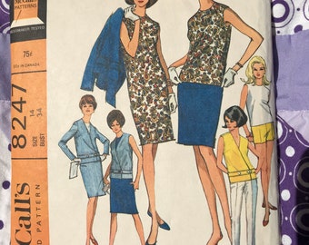 Vintage 1966 McCall’s Coordinates Pattern  8247