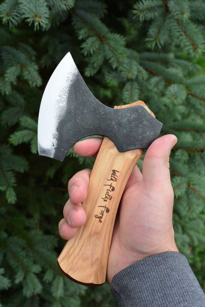 Pocket axe octagonal handle hand carving axe Etsy