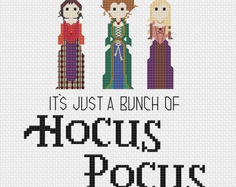 Hocus Pocus Inspired Cross Stitch Pattern