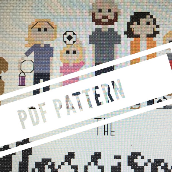 Custom Cross Stitch Family Pattern