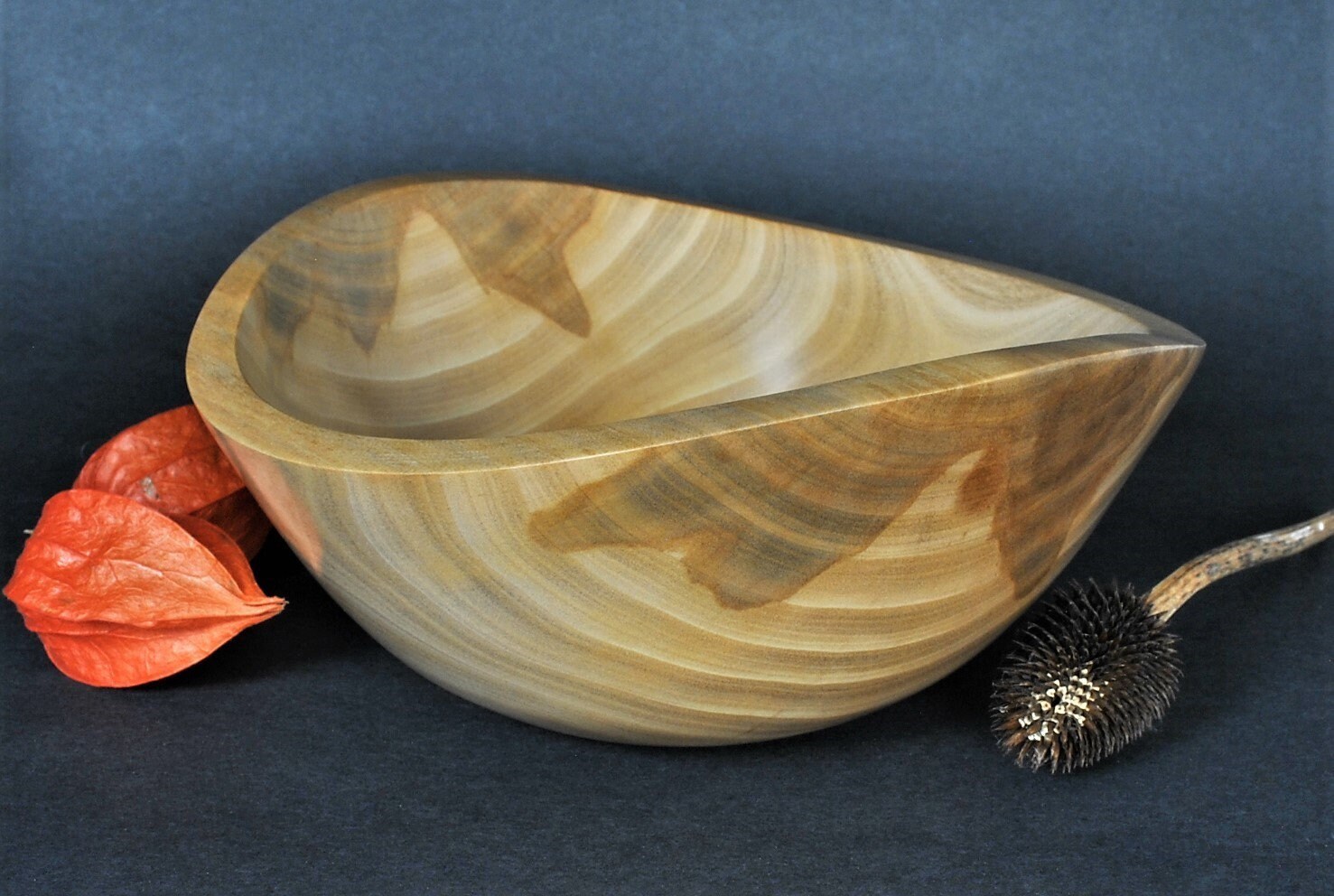 Natural Edge Madrone Wood Bowl Hand Turned Salad Bowl Large Etsy 日本