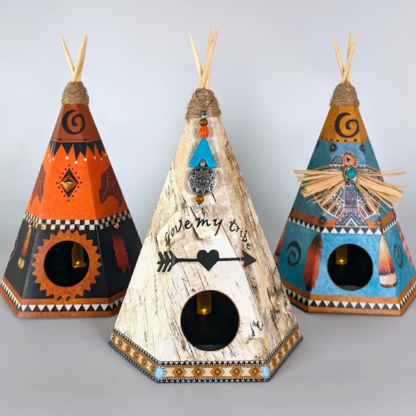 Teepee Tea Light Decorations