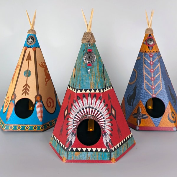 Teepee Tea Light Decorations