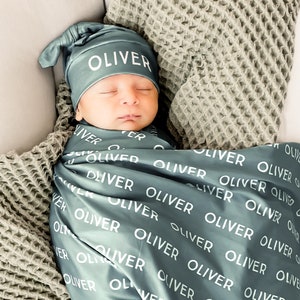 Personalized Baby Swaddle Blanket