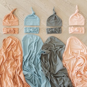 Jersey Swaddle Blanket Sets