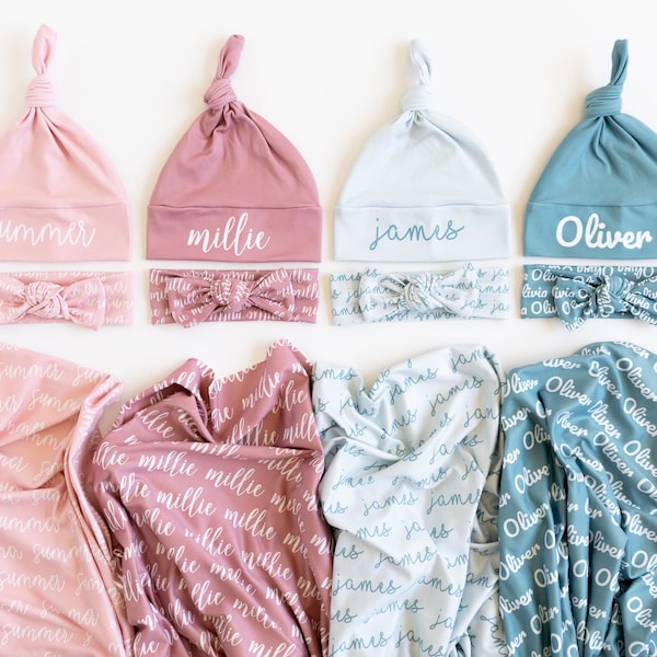 Personalized Baby Swaddle Blanket