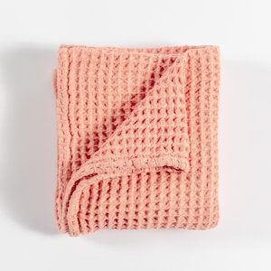 Waffle Baby Blanket - Apricot