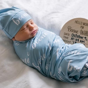 baby swaddle personalized