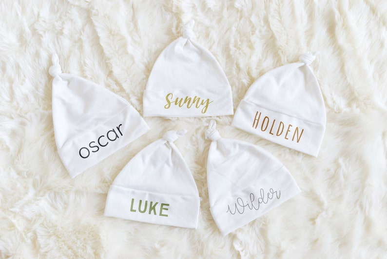 Baby Blanket & Hat Set personalized name hat with matching Etsy