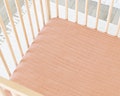 Deluxe Muslin Crib Sheet in Tawny