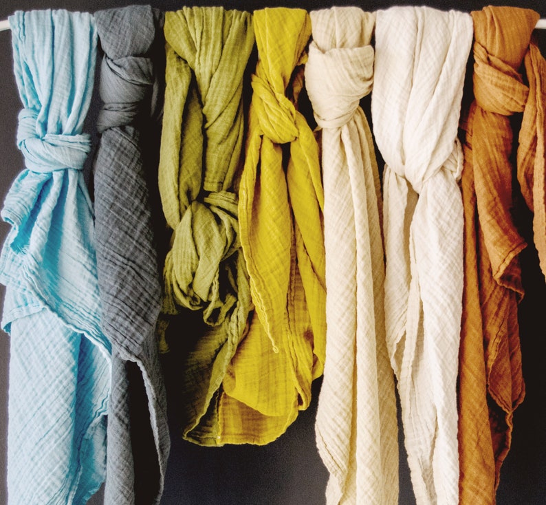 gender neutral muslin swaddle blankets