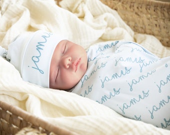 Personalized Baby Swaddle Blanket
