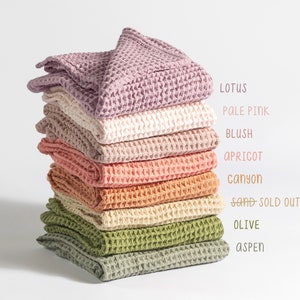 Waffle Baby Blankets 100% cotton image 5