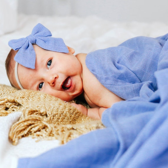 blue mellow baby swaddle wrap