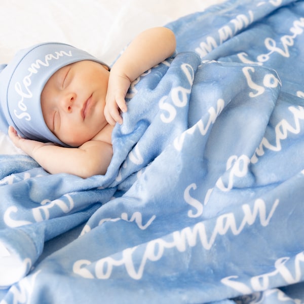 Personalized Baby Blanket Etsy