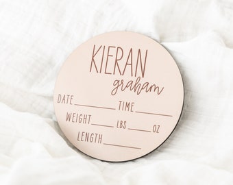 Write-in Baby Announcement Sign