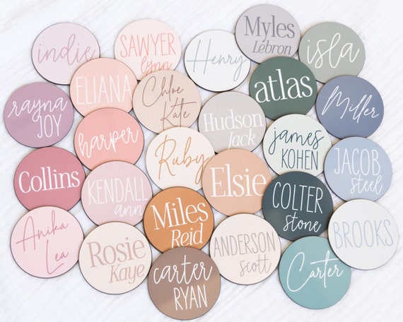 Baby name sign 3.5"