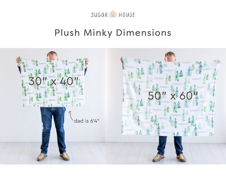 Plush Minky Name Blanket image 7