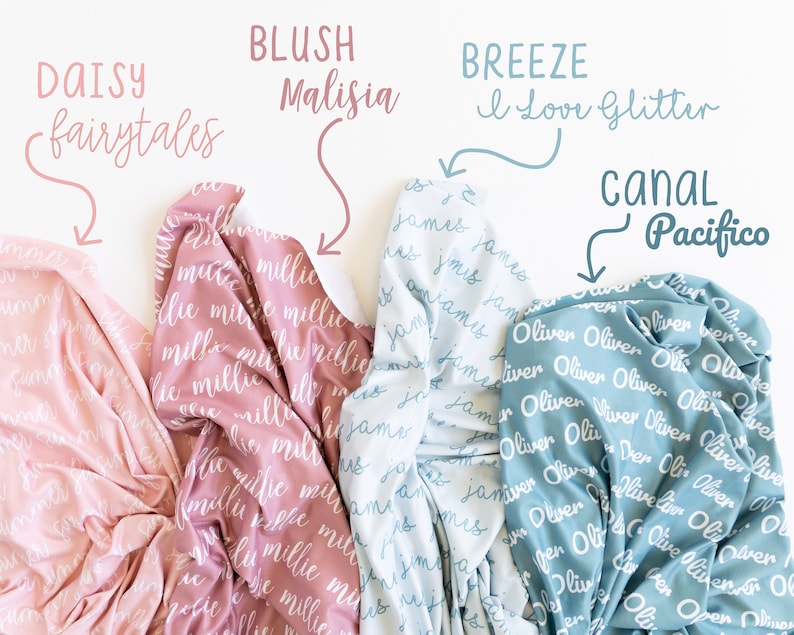 Personalized Baby Swaddle Blanket image 8