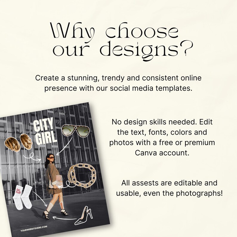 Editable Canva Social Media Templates for Jewelry Brands | 20 Luxury ...