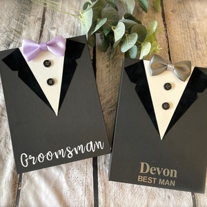 Tuxedo Gift Box Groomsmen and Best Man Proposal Gift Box Medium image 1