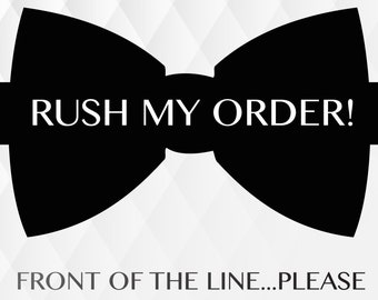 Rush My Order | Upgraded Order Processing Time | Add On Item