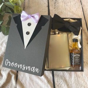 Tuxedo Gift Box Groomsmen and Best Man Proposal Gift Box Medium image 6