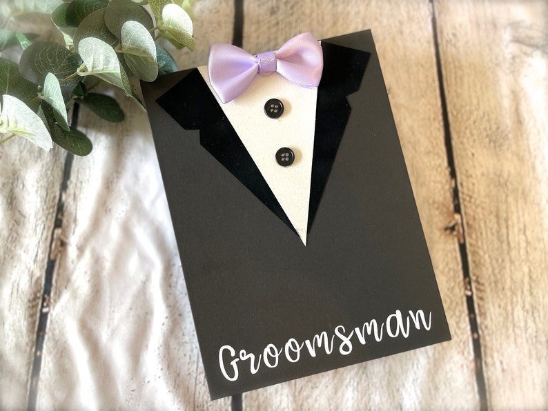 Tuxedo Gift Box Groomsmen and Best Man Proposal Gift Box Medium image 4