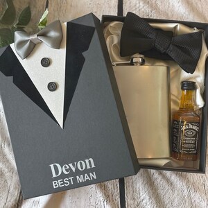 Tuxedo Gift Box Groomsmen and Best Man Proposal Gift Box Medium image 5